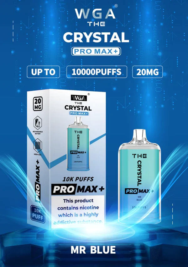 Mad Blue by WGA Crystal Pro Max Plus 10000 Disposable Vape